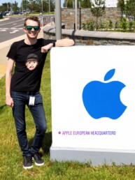 Photo of Carlo at Apple's European Headquarters